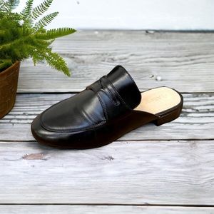 Allegra K - Black Loafer Mules Women’s 8.5